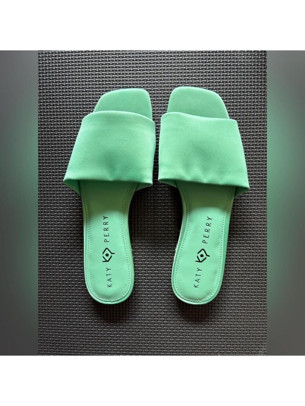Katy Perry Collections Mint Green Slide Sandals
